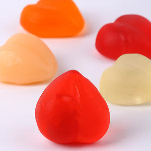 ผู้ผลิตลูกอมกัมมี่จีน ขายส่งลูกอมรสผลไม้รวมแบบฮาลาล หลากสีสัน รูปหัวใจ - Product Image 5