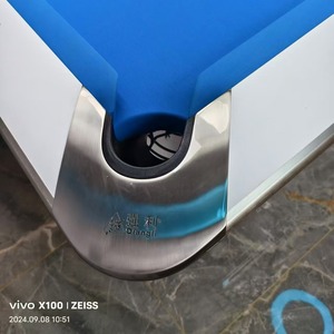 Mesa de Billar de Nueve Bolas de Sexta Generación, Tamaño Estándar, Patas de Acero Duraderas, Estructura de Roble, para Uso en Interiores del Hogar - Product Image 4