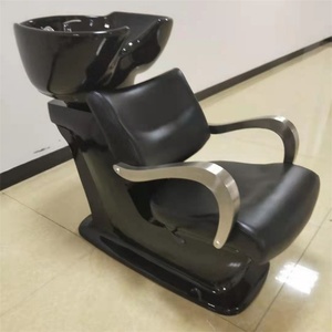 Muebles de Salón de Belleza y Peluquería Kisen, Moderna Silla de Lavado de Cabello con Lavabo Trasero en Venta - Product Image 5