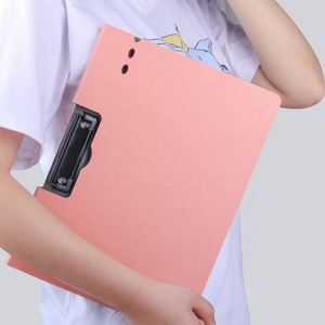 Lightweight Writing Board <strong>Plastic</strong> Sublimation Blank File <strong>Folder</strong> <strong>Paper</strong> Nursing Foldable Clipboard for School Office Use