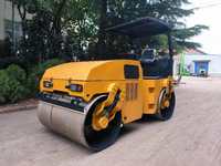 Compacteur routier à asphalte haute efficacité 6 tonnes 37 kW, petit compacteur de chantier pour le compactage des pavés de cour et des graviers