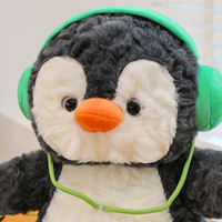Peluche musicale de pingouin en mouvement de 8 pouces, prix amusant pour machine à griffes et cadeau pour enfants
