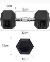 Mancuernas Hexagonales de Alta Calidad, Personalizadas de Fábrica, Equipo de Fitness al por Mayor, Económico y Elegante