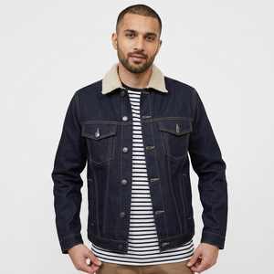 Wholesale New Design <b>Men's</b> Cotton <b>Long</b> Sleeve Plain Jeans <b>Jackets</b> Motorcycle Denim <b>Jacket</b> in Wholesale Price - Product Image 1
