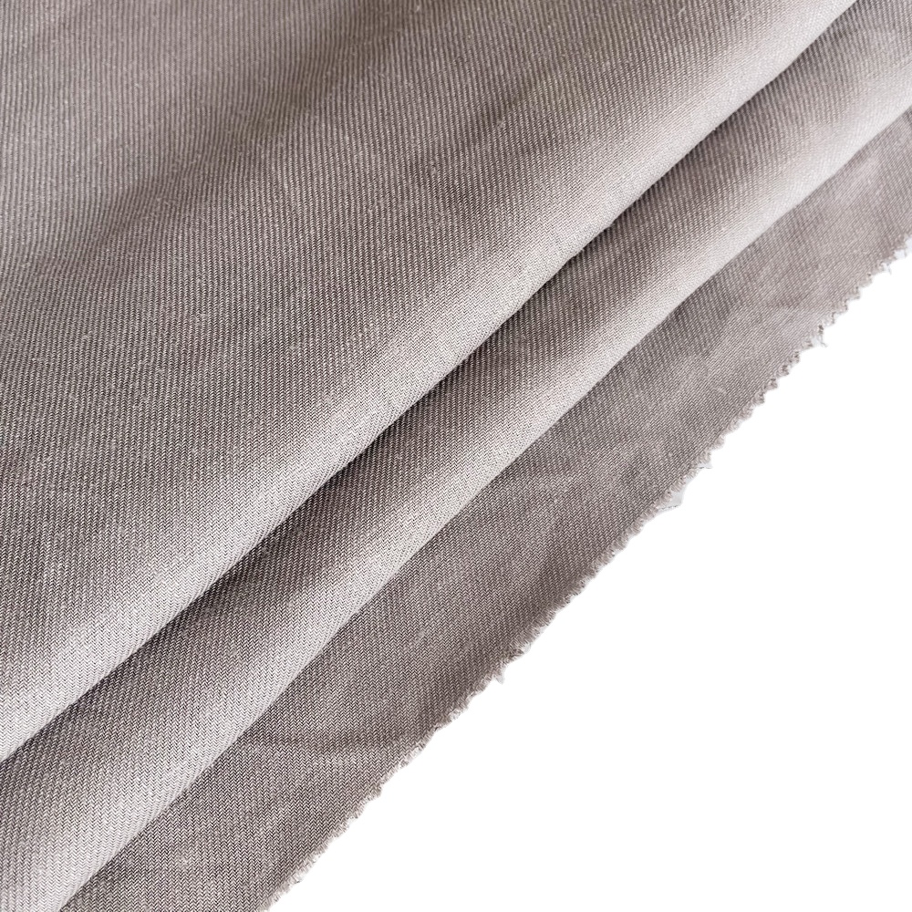 Модная дышащая ткань из крепа и вискозы 15s * 15s, Органическая льняная вискозная ткань, оптовая продажа одежды