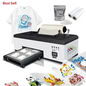 Groothandel Super Kleur Dtf Doeken Printer A3 Digitale Printer Dtf Film Printer Voor T-shirt