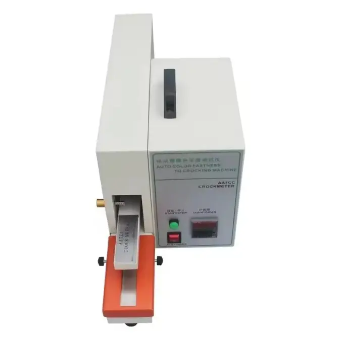 Verificador elétrico da solidez de fricção da cor do couro da máquina de testes da descoloração