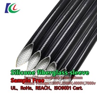 Manchon en fibre de verre enduit de silicone certifié CE, personnalisé, 7mm, 8mm, 9mm, 10mm, 11mm, 12mm, 1500V, 2500V, 4000V, 7000V