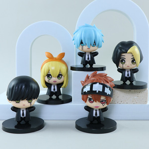 Set di 5 Mini Figurine Giapponesi dei Cartoni Animati Mashle: Magia e Muscoli - Product Image 2