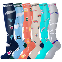 Chaussettes de compression en cuivre pour le soutien de la circulation, 15-20 mmHg, prix d'usine
