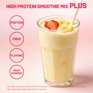 Frullato Proteico al Gusto Fragola e Banana, Sostitutivo del Pasto, con Mix di Frutta in Polvere e Proteine, Crema Proteica Estiva alla Fragola - Product Image 3