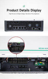 Convertisseur solaire hybride 11 kW 48 V avec MPPT, onde sinusoïdale pure, monophasé, fabricant - Product Image 4