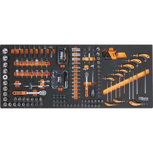 BETA - 024006255 Longue cabine à roulettes mobile avec 9 tiroirs anti-basculement et un assortiment d'outils (716 pièces). ATELIERS ROLLING - Product Image 2