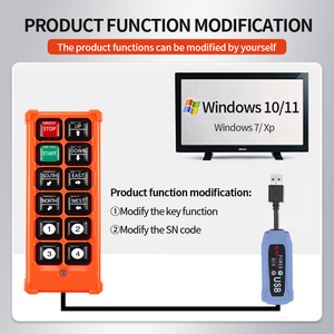 Control Remoto Inalámbrico Industrial F23-BB SE Telecrane Radio 24V 36V 220V 380V de 10 Botones - Product Image 6
