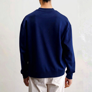 Sweat-shirt en coton de haute qualité pour homme, en molleton doux et chaud, col rond, coupe classique, décontracté, pour tous les jours, idéal pour l'hiver - Product Image 4