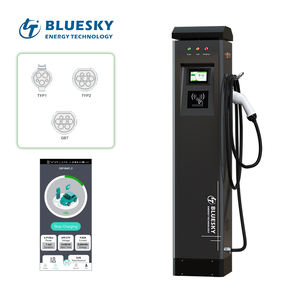 Bornes <span class=keywords><strong>de</strong></span> <span class=keywords><strong>recharge</strong></span> pour véhicules électriques rapides Bluesky CDZ-B 22 kW personnalisées en usine, <span class=keywords><strong>borne</strong></span> <span class=keywords><strong>de</strong></span> <span class=keywords><strong>recharge</strong></span> au sol avec terminal <span class=keywords><strong>de</strong></span> point <span class=keywords><strong>de</strong></span> vente, carte <span class=keywords><strong>de</strong></span> crédit RFID - Product Image 1