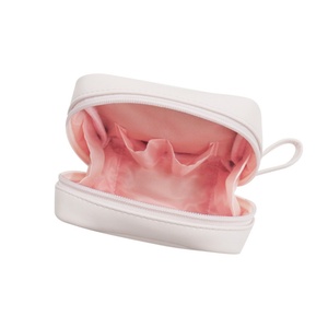 2025 nouveau en ligne populaire Super feu Mini sac cosmétique haute valeur Portable PU stockage fermeture à glissière personnalisable Logo motif - Product Image 4