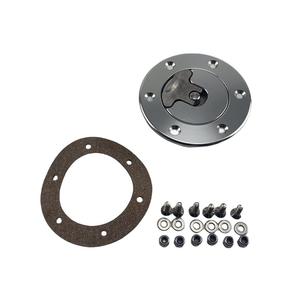 Tappo Serbatoio Carburante 80MM in Acciaio Inox/Alluminio Lavorato CNC, Nero/Argento, Servizi di Lavorazione Personalizzata - Product Image 5