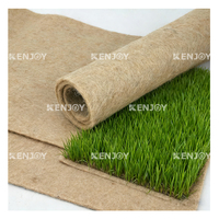 100% médias de culture de chanvre industriel tout naturel rouleau en vrac tapis de culture de plantes de chanvre microvert
