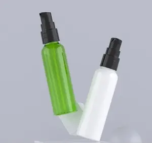 Luxe Ontwerp Cosmetische Verpakkingen Huidverzorging 60Ml Pet Lotion Flessen Voor Serum Dropper Toner Fles Huisdier Zalfpotje Met pomp