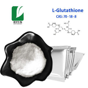 <span class=keywords><strong>GSH</strong></span> <span class=keywords><strong>L</strong></span>-glutatión polvo blanqueador de piel reducido Extracto de planta de grado alimenticio solvente extraído precio a granel tambor empaquetado CAS - Product Image 1