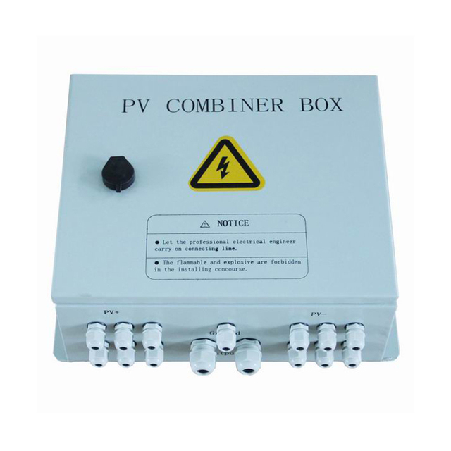 3 Inputs DC Solar Pv Combiner Box Solar Panel Voltage Distribution Pv Junction Box for Solar System Use