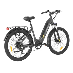 Лидер продаж, 250 Вт, 350 Вт, Зеленый городской электрический велосипед, дешевый шоссейный велосипед с литиевой батареей, немецкий электрический велосипед с толстыми шинами для женщин