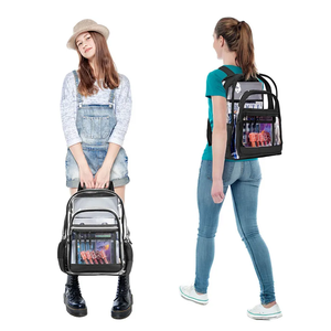 Tùy Chỉnh Không Thấm Nước <span class=keywords><strong>PVC</strong></span> Rõ Ràng Nhựa Trường Túi Lớn Trẻ Em Của Rõ Ràng Ba Lô Du Lịch Trong Suốt Ba Lô - Product Image 4