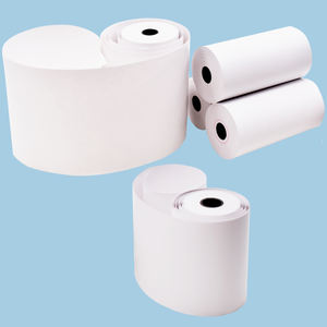 Rollo de papel térmico directo de fábrica de China papel de caja registradora 57*40mm 70gsm para POS ATM Banco rollos de papel térmico - Product Image 4