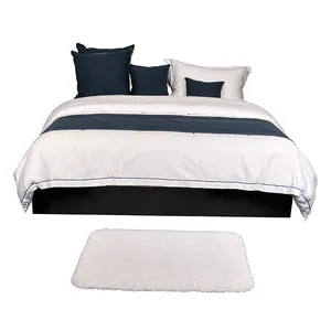 Wholesale luxury hotel pure cotton king size bed spreads bedding sets