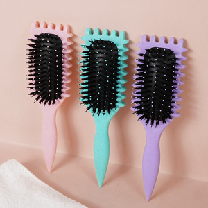 Du Lịch Tóc Lược Cho Mane Và Đuôi Detangling Lược Thiết Lập Chuyên Nghiệp Massage Da Đầu Răng Tốt Chống Tĩnh Lược Bàn Chải - Product Image 1