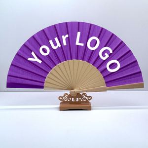 Abanico de Mano de Madera con Logotipo Personalizado, Abanicos Manuales con Diseño Personalizado para Bodas - Product Image 4