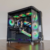 PC de jeu de bureau haut de gamme Ultra7 265K RTX 5080 avec SSD 2 To, 64 Go de RAM DDR5, ventilateurs ARGB personnalisables, type de RAM : ECC
