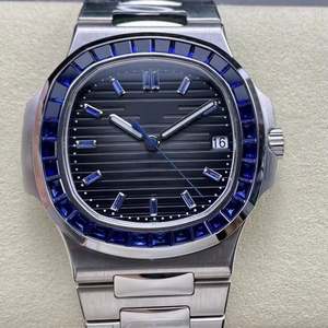 Reloj Mecánico Automático de Diamantes de Alta Gama Personalizado de Alta Calidad, 41 mm, 5711, Movimiento ETA 324, Chapado en Oro Blanco de 18 Quilates, Relojes de Zafiro - Product Image 6