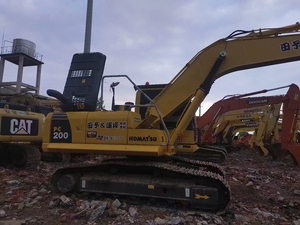 Importado de Japón Komatsu Excavadora sobre orugas Excavadora usada PC200 Excavadora de segunda mano para la venta - Product Image 4