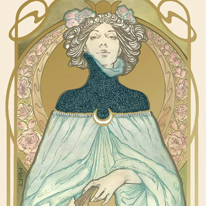 Ethereal Visions - Baraja de <span class=keywords><strong>Tarot</strong></span> Iluminada Art Nouveau, 78 Cartas con Lámina Dorada, Juego de Cartas de Adivinación con Guía Expandida - Product Image 4