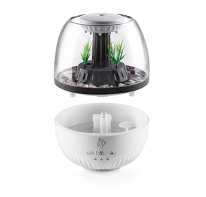 Nuova Idea Regalo 2026: Umidificatore per Acquario 350ml Bianco, Diffusore di Oli Essenziali ad Ultrasuoni, Diffusore per Aromaterapia - Product Image 5