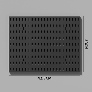 Panneau mural en plastique pour entrée, montage mural sans perçage, crochet universel multifonctionnel, panneau mural multifonctionnel - Product Image 6