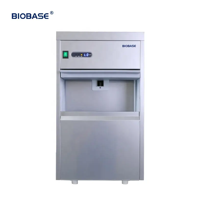เครื่องทำน้ำแข็งเกล็ดแบบแยกชนิด Biobase เครื่องทำน้ำแข็งเชิงพาณิชย์ใต้เคาน์เตอร์