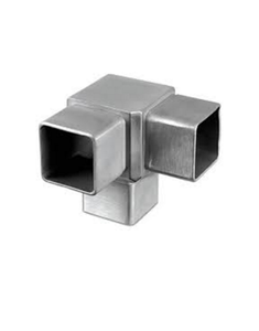 ข้อต่อท่อสี่เหลี่ยมสแตนเลสสำหรับราวจับ - Product Image 2