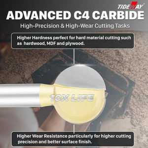 Tideway lame <span class=keywords><strong>Cnc</strong></span> rotonde intaglio incisione punte frese strumenti per <span class=keywords><strong>Cnc</strong></span> <span class=keywords><strong>Router</strong></span> fresatura legno - Product Image 3