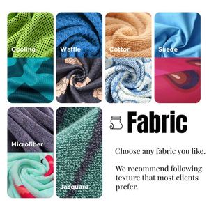 Serviette de sport en microfibre de qualité supérieure, impression personnalisée, sublimation, séchage rapide, douce, pour le football, la natation, durable, réutilisable - Product Image 3