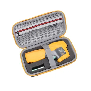 Rohs Standaard Opslag Tool Case Draagbare Digitale Temperatuur Pistool Eva Behuizingen Voor Thermometers Scanner Temperatuur Pistool