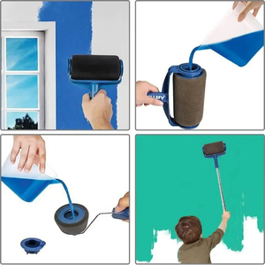 Ensemble de rouleaux à peinture murale et de brosses d'angle pour la vente en gros ; Outils professionnels de bricolage pour la décoration intérieure - Product Image 5