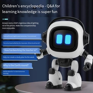 Robot interactif intelligent de dialogue IA ChatGPT, jouet éducatif en plastique avec lumière et son pour l'éveil des enfants, utilisation sur bureau - Product Image 3