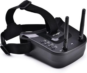 หน้าจอ 3 นิ้ว 5.8G 40CH ชุดหูฟังวิดีโอพร้อมแบตเตอรี่ในตัวสำหรับกล้อง FPV แบบอนาล็อกและเครื่องส่งสัญญาณ FPV โดรน รถบังคับวิทยุ เครื่องบินบังคับวิทยุ - Product Image 1