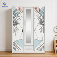 Armoire coulissante 3 portes et penderie avec organisateur de rangement – Idéale pour chambre principale et dressing