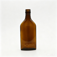 Bouteille à vin foncé 250 ml – Contenant en verre durable, écologique et réutilisable – Idéale pour le stockage, la dégustation et comme cadeau