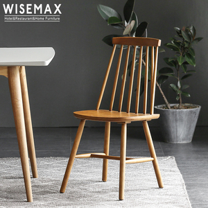 WISEMAX-muebles de madera maciza para <span class=keywords><strong>restaurante</strong></span>, sillas modernas de diseño, venta al por mayor - Product Image 3