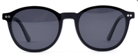 Lunettes de soleil unisexes de luxe à monture en acétate, verres polarisés à clip, certifiées CE, style rétro magnétique, fabriquées en Chine, à faible MOQ et prix compétitif